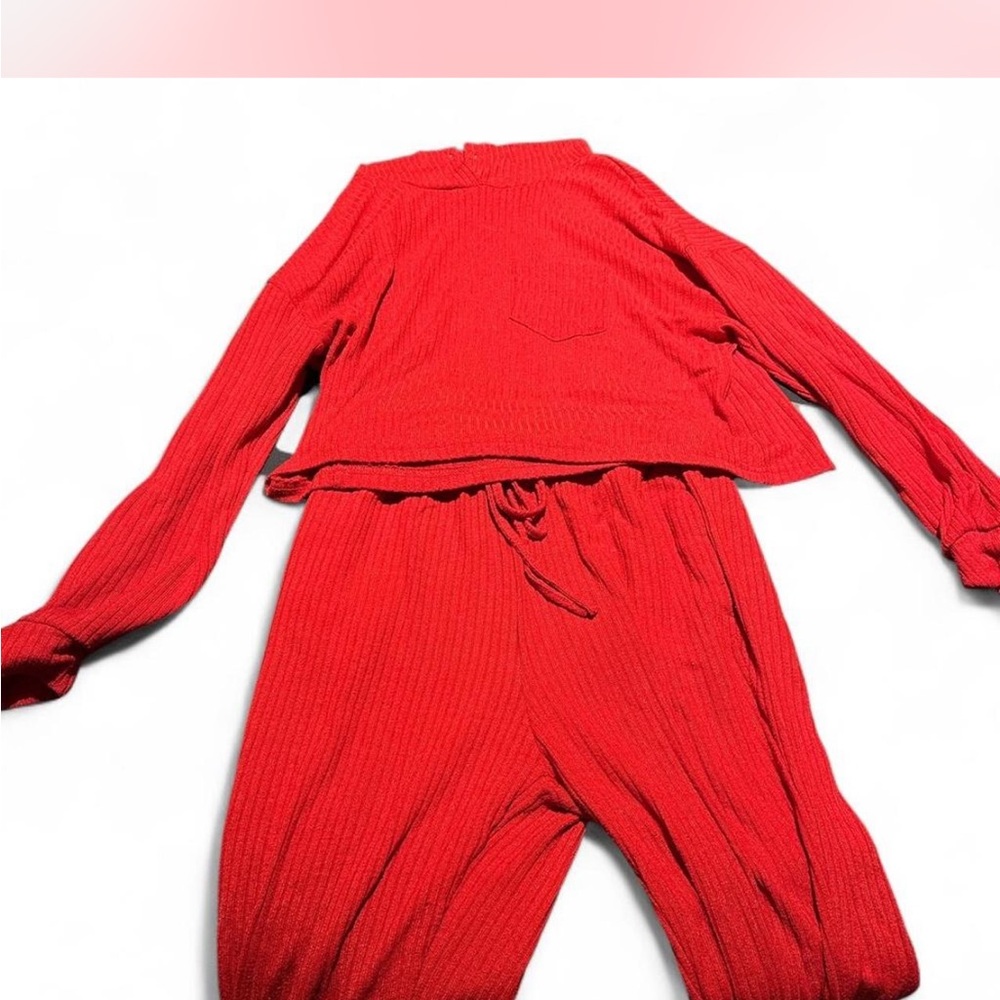 Cozy Red Kids Pajamas